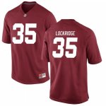 Youth Alabama Crimson Tide #35 De'Marquise Lockridge Crimson Game NCAA College Football Jersey 2403ZJTJ0